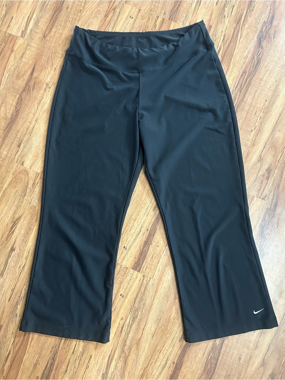 Vintage Y2K Nike Cropped Wide Leg Leggings Womens Size M